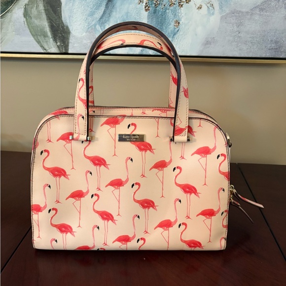 Kate Spade Pink Flamingo Handbag - Picture 3 of 12